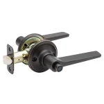 Copper Creek Zane Contemporary Tuscan Bronze Privacy Lever for Bedroom and Bathroom thumbnail 1