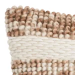Safavieh Looped & Weaved Striped Throw Pillow, 20 x 20 in., Eggshell Blend thumbnail 5