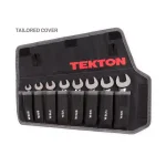TEKTON 8-Piece Stubby Ratcheting Combination Wrench Set, 5/16 in. to 3/4 in. thumbnail 9