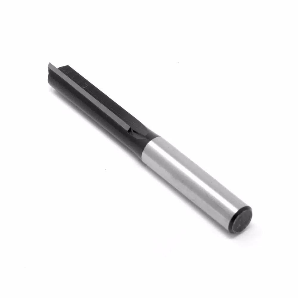 WEN 1/4 in. Straight 2-Flute Carbide Tipped Router Bit, 1/4 in. Shank