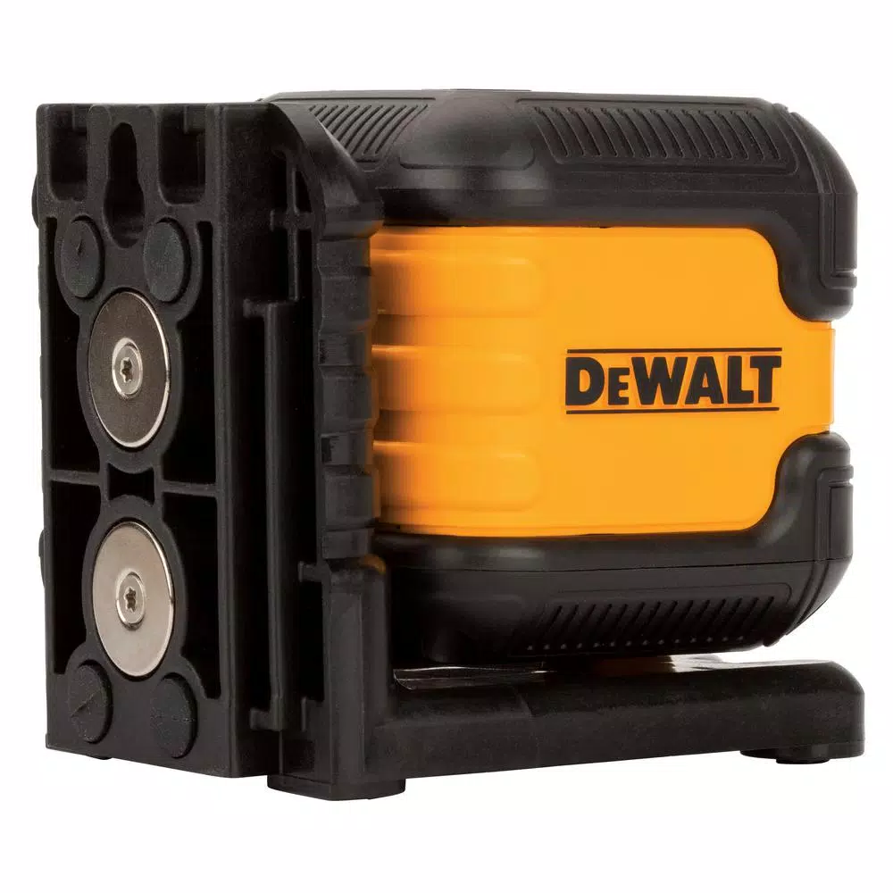DEWALT Green Self-Leveling Cross Line Laser Level, 55 ft. Range, with Case and (2) AA Batteries