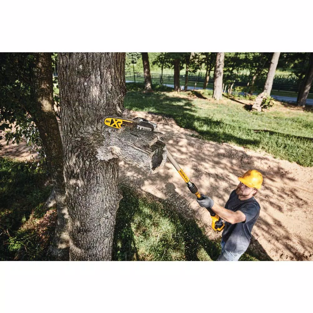 DEWALT 20V MAX Cordless Brushless 3-Tool Combo Kit: 14 in. String Trimmer, 8 in. Pole Saw & 22 in. Hedge Trimmer