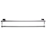 ALFI BRAND 23.63 in. Modern Wall Mount Towel Rack and Shelf, Polished Chrome thumbnail 5