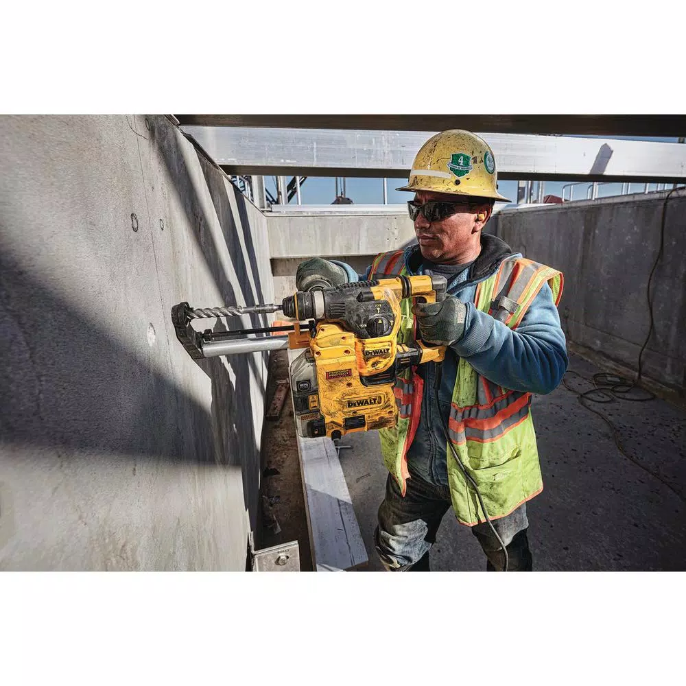 DEWALT 8.5 Amp 1-1/8 in. SDS Plus Corded Rotary Hammer Kit with Onboard Dust Extractor