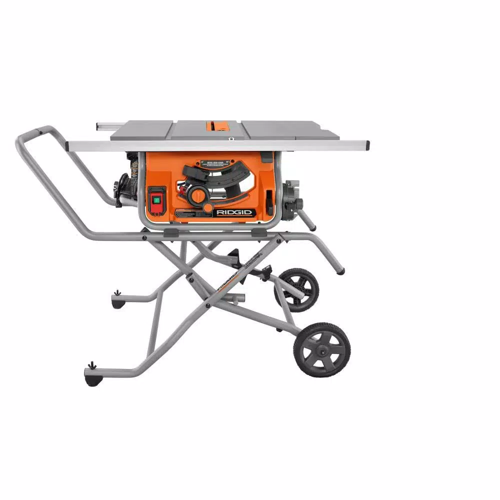 RIDGID 10 in. Pro Jobsite Table Saw with Stand & 18V Cordless Drill/Driver Kit