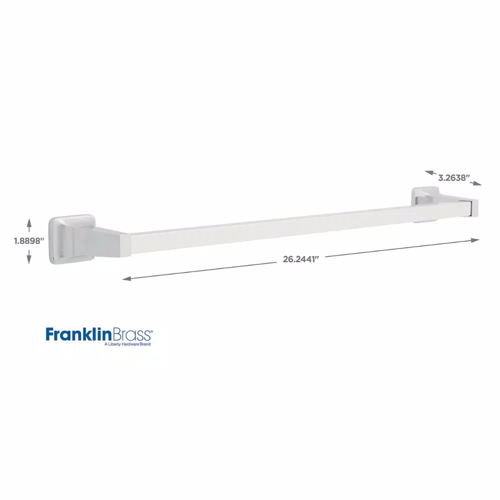 Franklin Brass Futura 24 in. Chrome Towel Bar