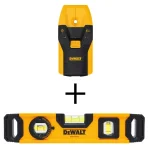 DEWALT Center Sensor Stud Finder with 9 in. Torpedo Level Bonus Set thumbnail 1