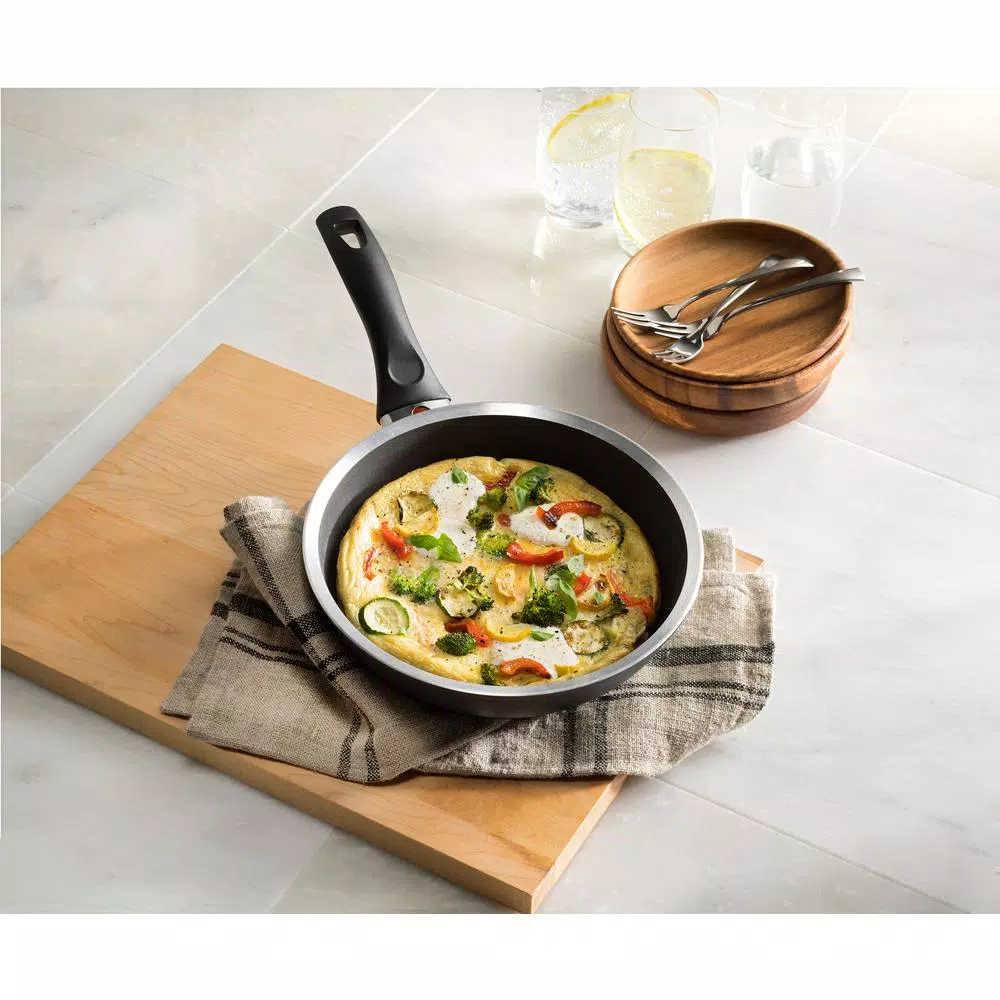 Ballarini Como 2-Piece Forged Aluminum Nonstick Frying Pan Set, Black