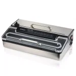 NutriChef Kitchen Pro Stainless Steel Food Vacuum Sealer System with Vacuum Bags and Roll thumbnail 4