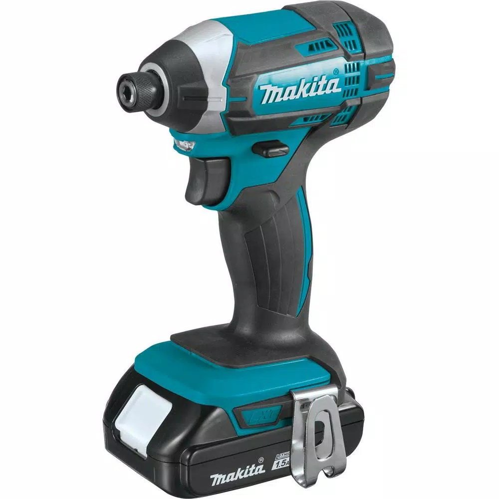 Makita 18V LXT Cordless 1/4 in. Impact Driver Kit with 1.5 Ah Battery and Charger