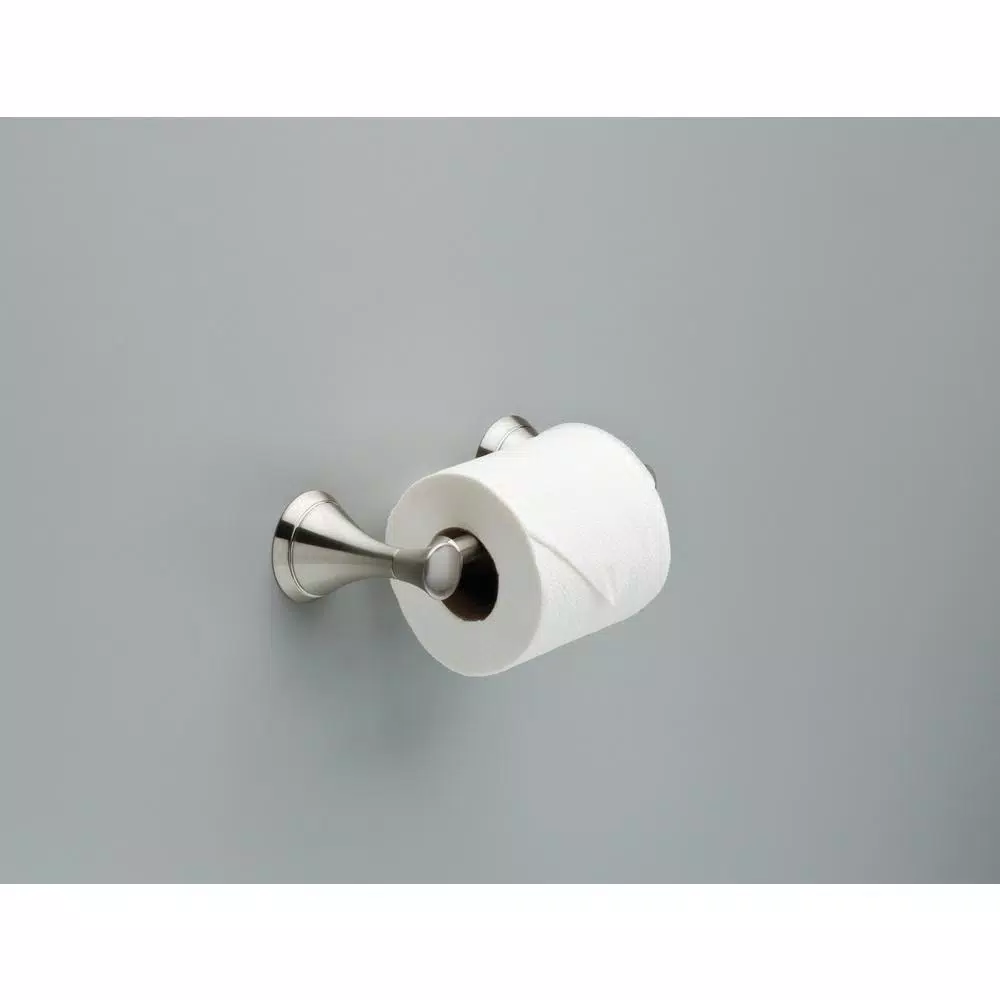 Delta Carlisle Pivoting Toilet Paper Holder, Brushed Nickel