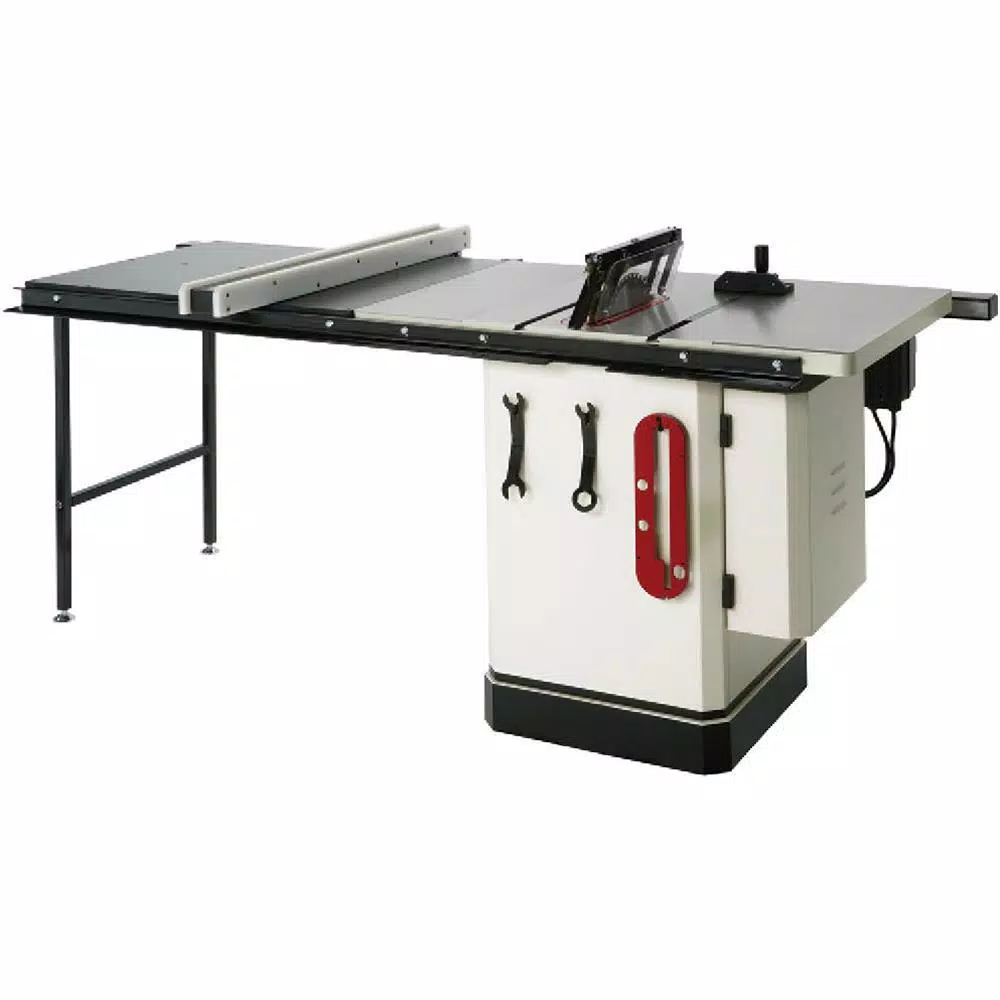 Shop Fox 10 in. 3 HP Cabinet Table Saw with Cast-Iron Table and Long Rails