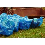 Ultrasac 33 Gallon Blue Recycling Trash Bags, Heavy Duty, 50-Count thumbnail 3