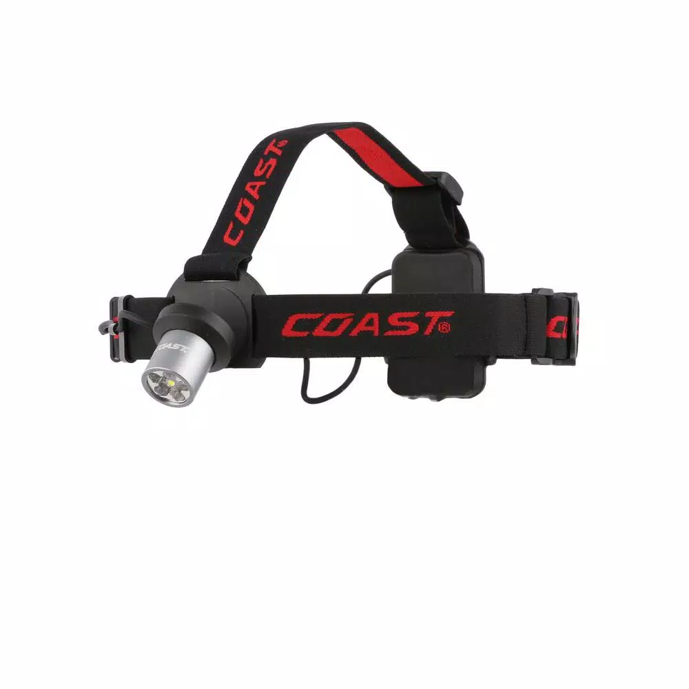 Coast HL5 175 Lumen LED Headlamp, Hardhat Compatible, Impact & Weather Resistant