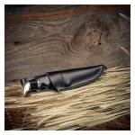 Sheffield 12180 Timber Series 4 in. Drop Point Fixed Blade Knife with Black Pakkawood Handle thumbnail 7