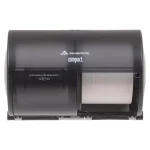 Georgia-Pacific Compact Side-by-Side Double Roll Bathroom Tissue Dispenser, Translucent Smoke thumbnail 1