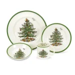 Spode Christmas Tree 4-Piece Ceramic Dinnerware Set, Service for 1 thumbnail 1