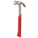 Milwaukee 20 oz. Curved Claw Smooth Face Hammer with ShockShield Grip thumbnail 4