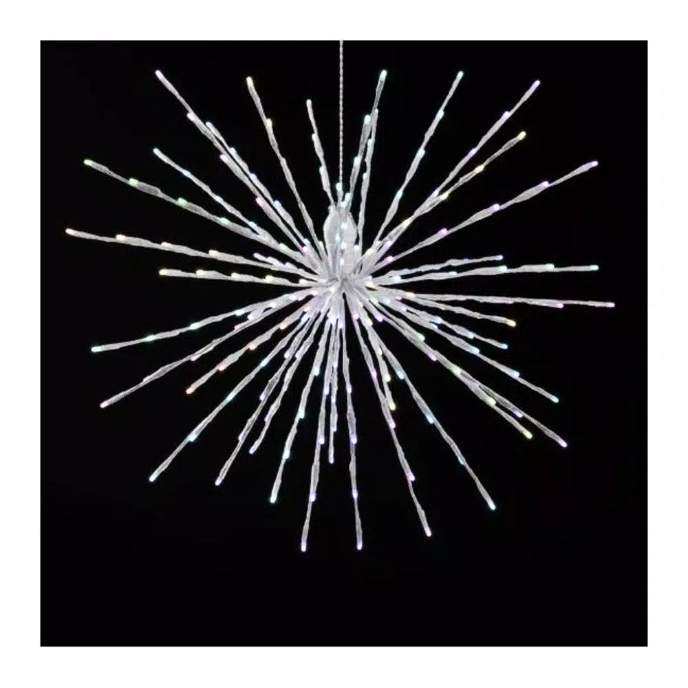 Unbranded Twinkly Spritzer 200-Count Multi-Color LED String Lights with Bluetooth and Wi-Fi