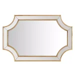 Home Decorators Collection Ornate Gold Beveled Glass Classic Accent Mirror, 35.43 in. x 23.62 in. thumbnail 1