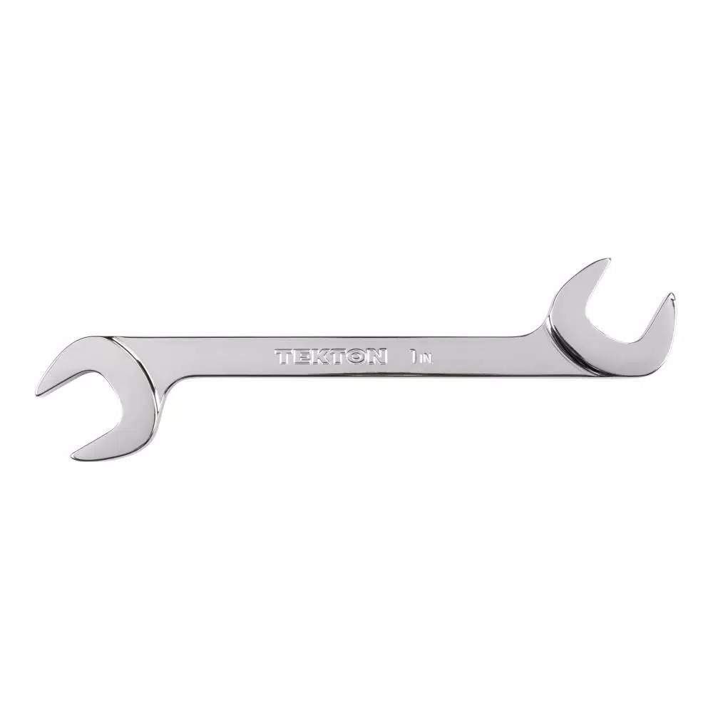 TEKTON 1 in. Angle Head Open End Wrench, 60° Offset