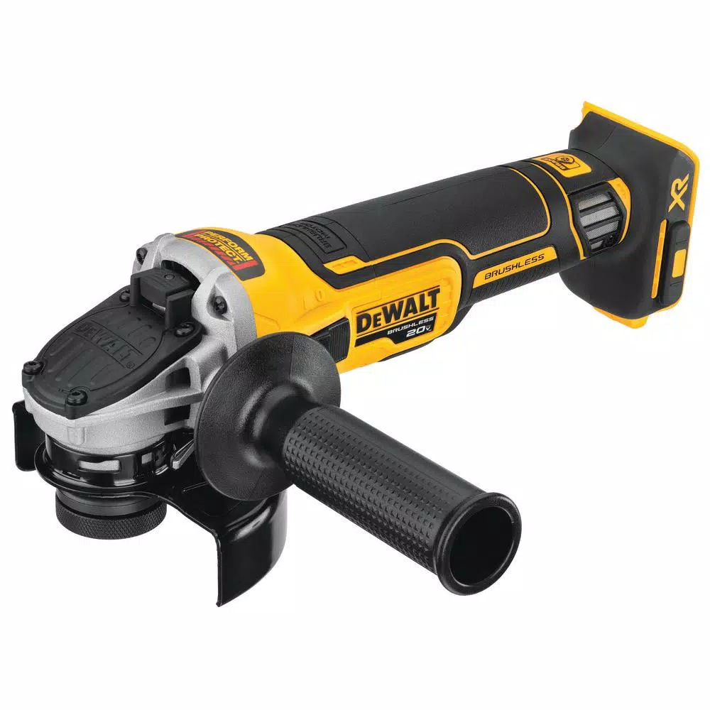 DEWALT 20V MAX XR Cordless Brushless 4-1/2 in. Small Angle Grinder with Kickback Brake (Tool-Only)