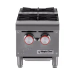 Unbranded Magic Chef Commercial 12 in. 2-Burner Gas Countertop Hot Plate Range, 50,000 BTUs thumbnail 1