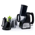 Presto Saladshooter Professional 114W Electric Food Slicer and Shredder, Black thumbnail 1