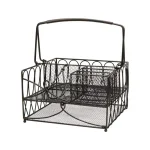 Gourmet Basics by Mikasa Mikasa Gourmet Basics Antique Black Wrought Iron Loop Picnic Caddy thumbnail 1