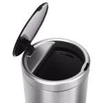 Innovaze 3.2 Gallon Stainless Steel Motion Sensor Touchless Trash Can, Fingerprint Resistant Round Bin thumbnail 3
