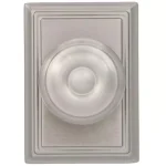 Schlage Georgian Satin Nickel Dummy Door Knob with Addison Trim thumbnail 2