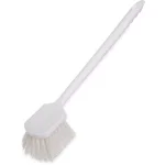 Carlisle Sparta 20 in. Utility Scrub Brush with White Polyester Bristles, 6-Pack thumbnail 1