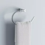 Fresca Magnifico Chrome Towel Ring - Heavy Duty Brass Hand Towel Holder thumbnail 2
