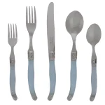 French Home Laguiole 20-Piece Stainless Steel Flatware Set, Ice Blue, Service for 4 thumbnail 2