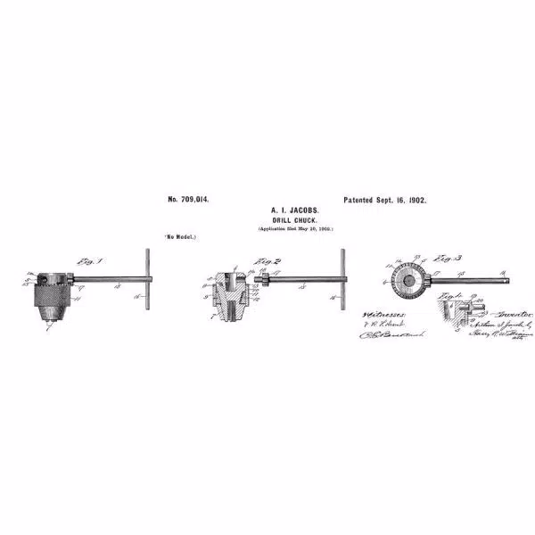 Jacobs Stainless Steel Chuck, 1/4 in. to 3/8 in. Capacity