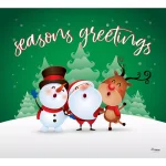My Door Decor 7 ft. x 8 ft. Christmas Characters Garage Door Banner Mural thumbnail 1
