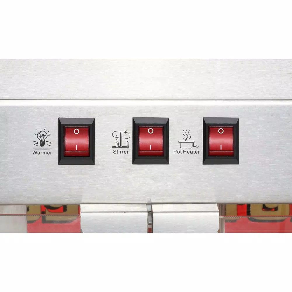 Great Northern Top Star 12 oz. Commercial Countertop Popcorn Machine - Silver