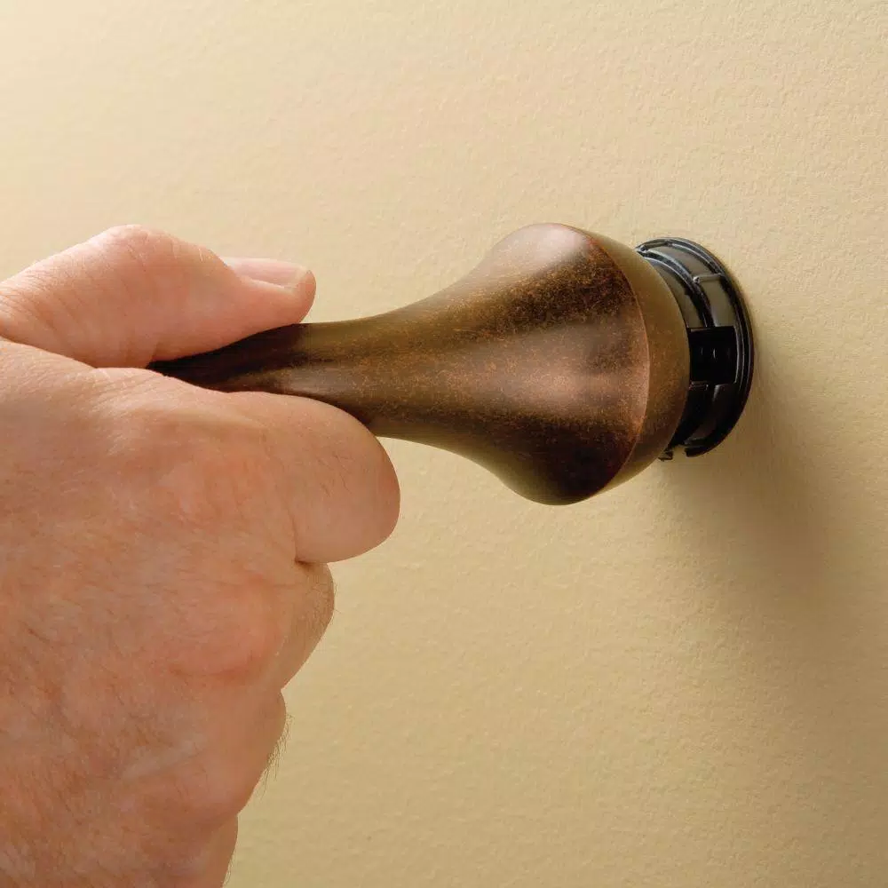 MOEN Eva 24 in. Single Towel Bar in Oil Rubbed Bronze