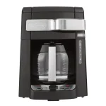 DeLonghi De'Longhi 12-Cup Drip Coffee Maker with Glass Carafe, Front Access Design, and Programmable Timer - Black thumbnail 2