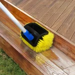 Unger Lock-On 4-Sided Outdoor Deck Scrub Brush, Hard Poly Bristles thumbnail 4