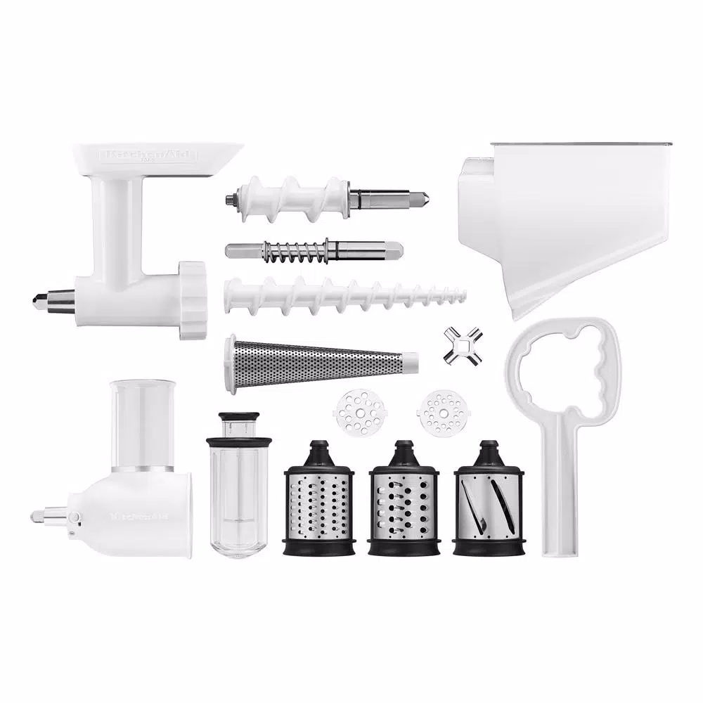 KitchenAid Slicer, Shredder, Grinder, and Strainer Attachment Pack