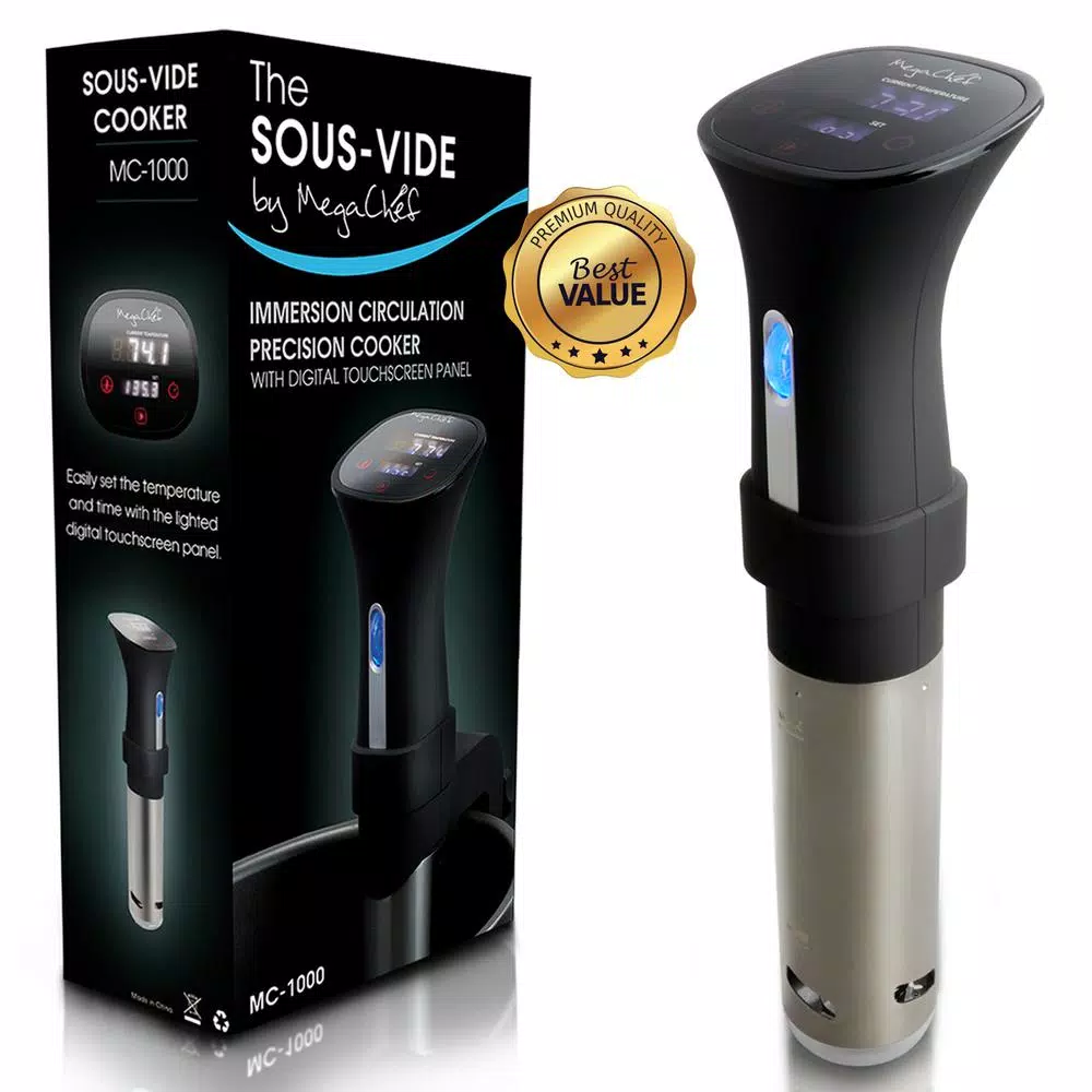 MegaChef Stainless Steel Immersion Circulation Precision Sous-Vide Cooker
