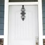 Village Lighting Company Colonial Adjustable Wreath Hanger, Durable Wrought Iron Door Hook, Holds up to 20 lbs thumbnail 3