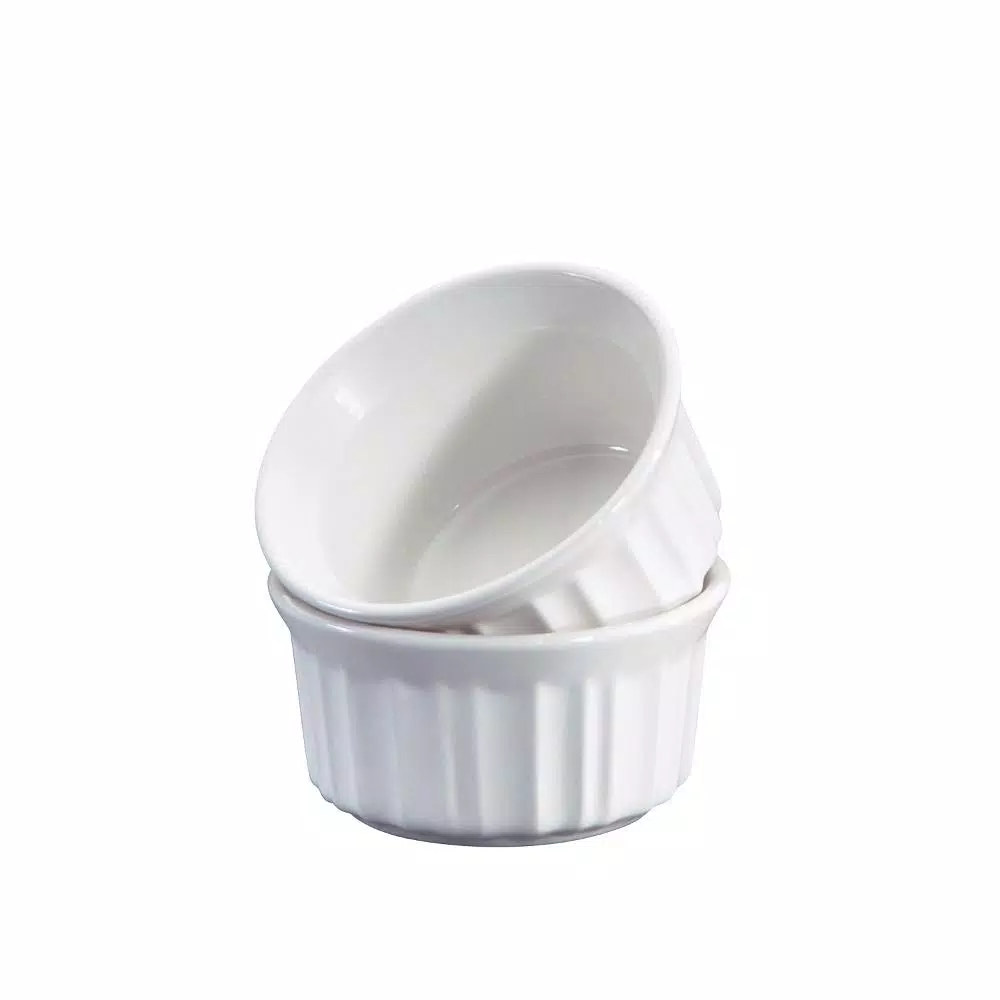 Corningware French White 10-Piece Ceramic Bakeware Set with Lids