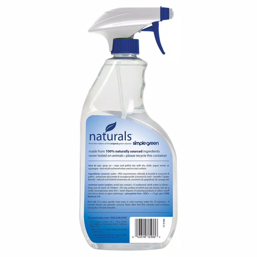 Simple Green Naturals Glass and Surface Care, 32 oz.
