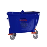 Alpine Industries 36 Qt. Mop Bucket with Side Press Wringer, Blue thumbnail 6