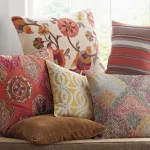 The Company Store Embroidered Gold Stripe 16 x 24 in. Decorative Throw Pillow Cover thumbnail 3