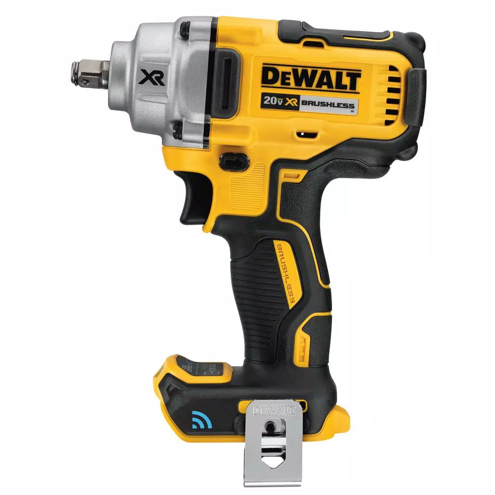 DEWALT 20V MAX XR 1/2 in. Brushless Mid-Range Impact Wrench with Tool Connect, Hog Ring Anvil (Tool-Only)