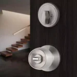 Toledo Fine Locks Single Cylinder Satin Nickel Entry Combo Set thumbnail 6