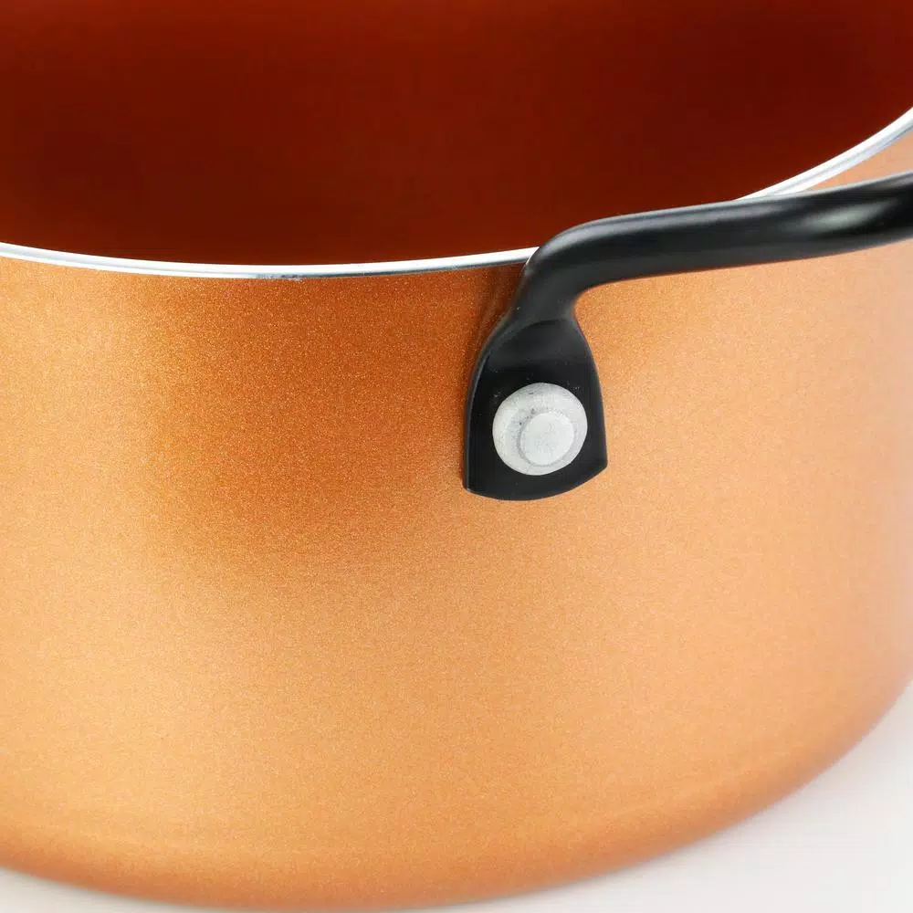 Gibson Home Cairo Sunset 1.4 qt. Aluminum Mini Dutch Oven, Copper